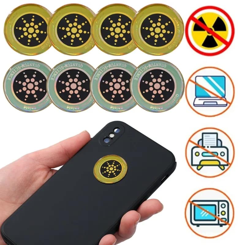 & More Value 50 Quantum Sheild Stickers Radiation-proof Protection Stickers Accessories for Mobile Phone Laptop Computer